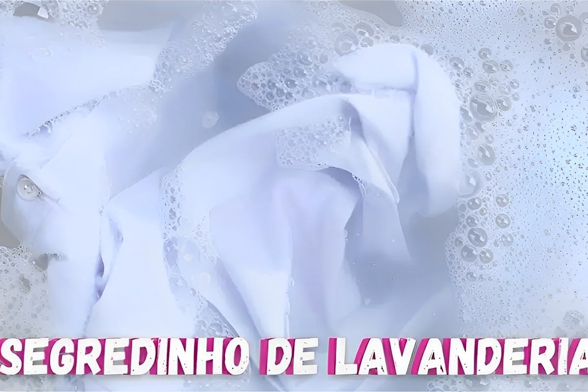 Misturinha mágica para desencardir roupas sujas dentro da lavadora usando apenas 2 ingredientes