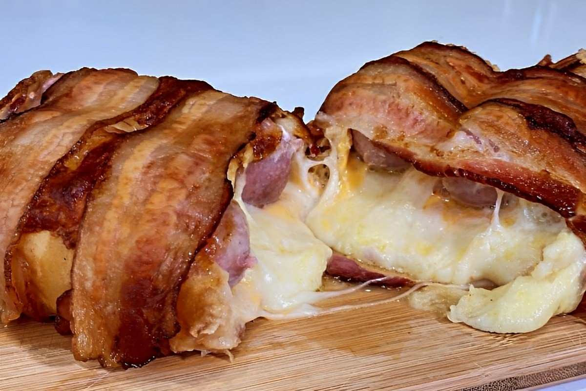 Pão francês com linguiça feito na AirFryer um lanche delicioso e surpreendente