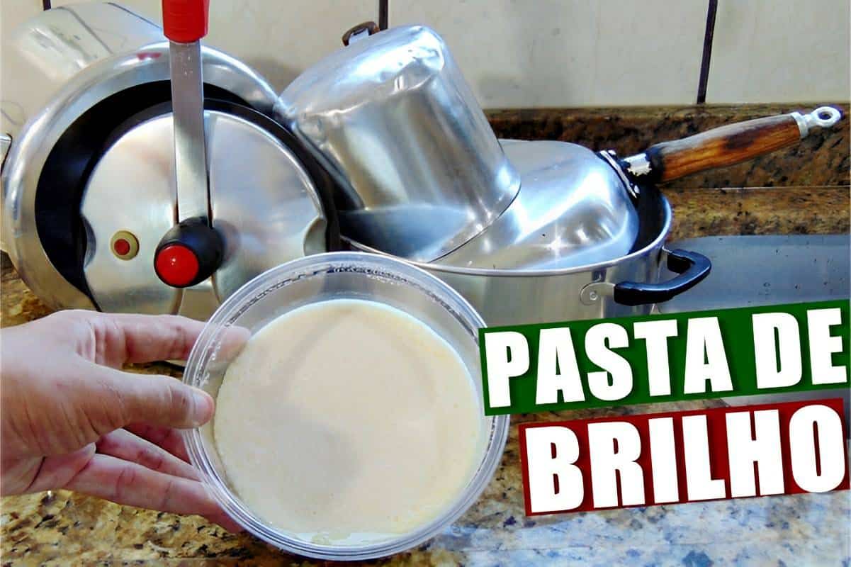 Pasta para dar brilho em alumínio que funciona feita com ingredientes que você tem em casa