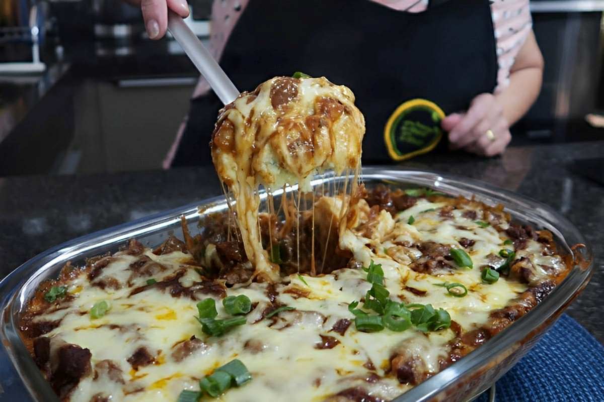 Picadinho de forno com purê de batatas uma receita deliciosa que vai agradar toda a família