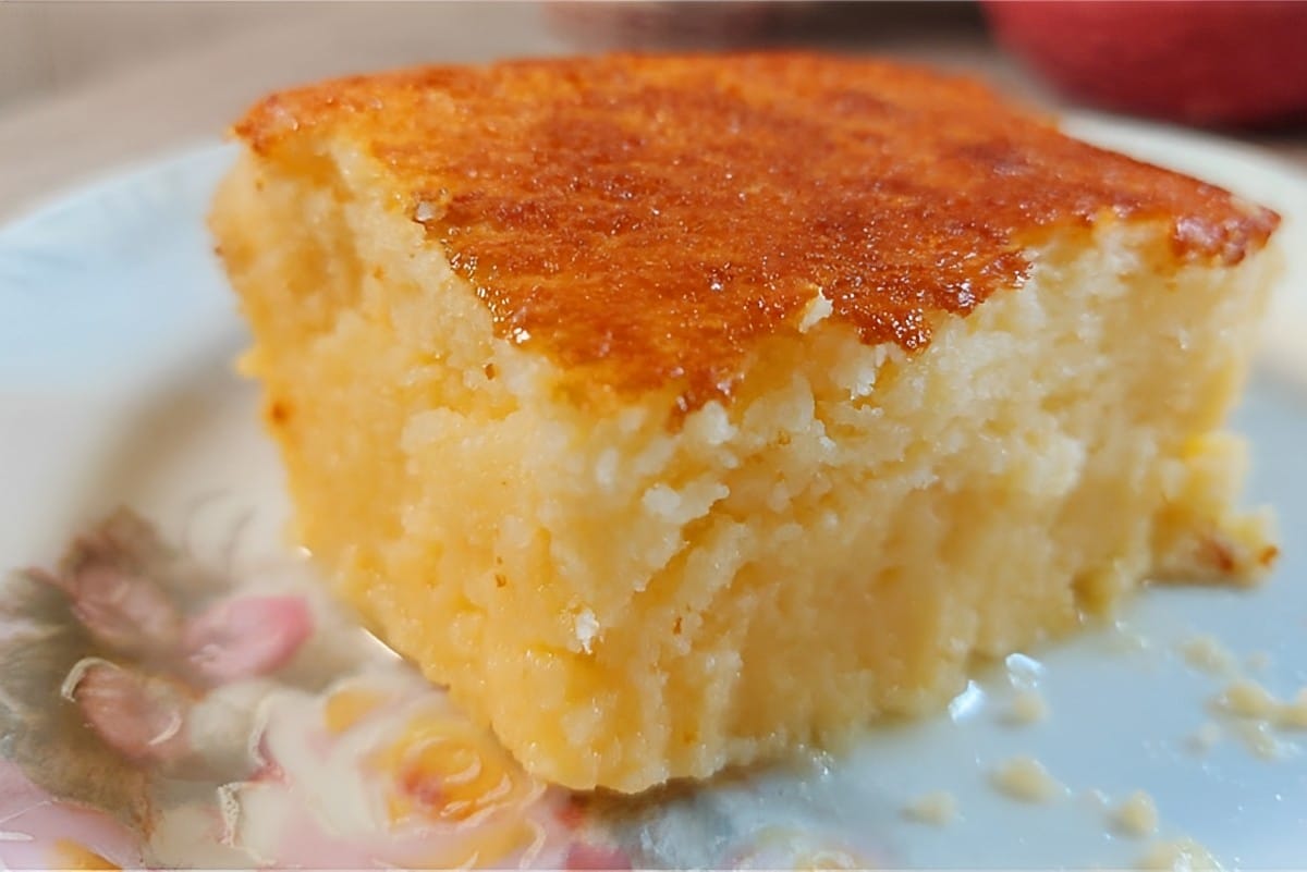 Sobremesa moça de coco rápida e fácil basta bater 4 ingredientes no liquidificador e assar