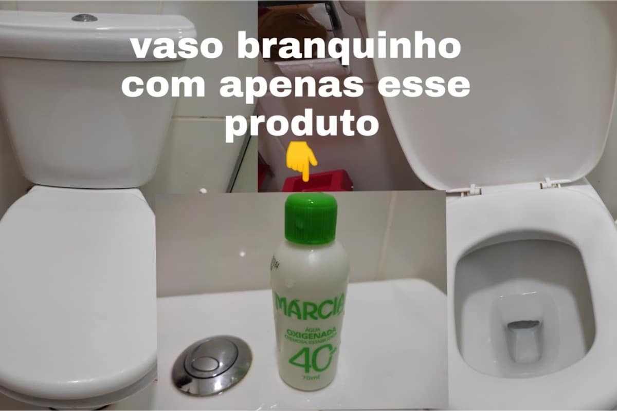 Seu vaso sanitário limpinho com um único produto que você tem no armário