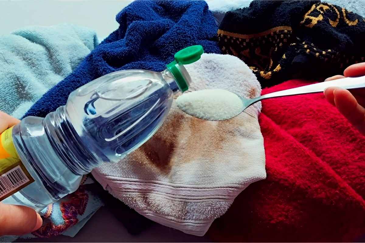 Basta colocar essa misturinha para acabar com o mofo nas roupas brancas e coloridas