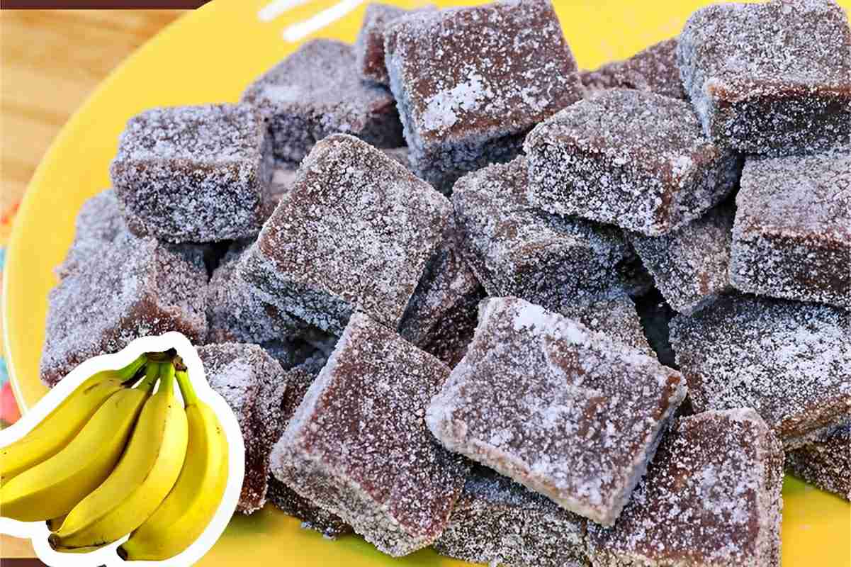 Saboreie a doçura da tradicional bala de banana uma delícia de dar agua na boca