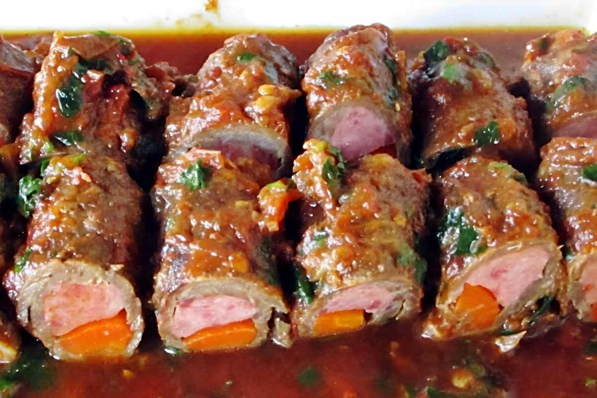Bife à rolê simples e delicioso para o seu almoço ou jantar