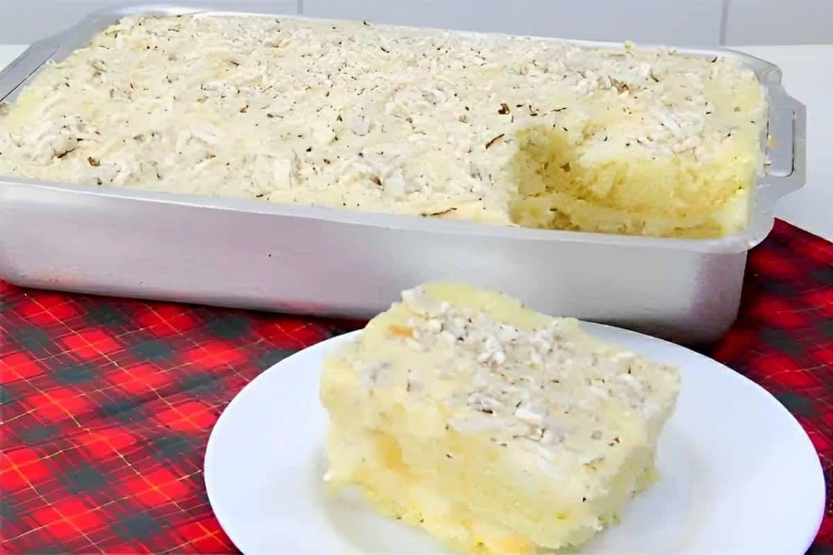 Bolo de abacaxi com coco da vovó um sabor inesquecível para comemorar o dia dos avós