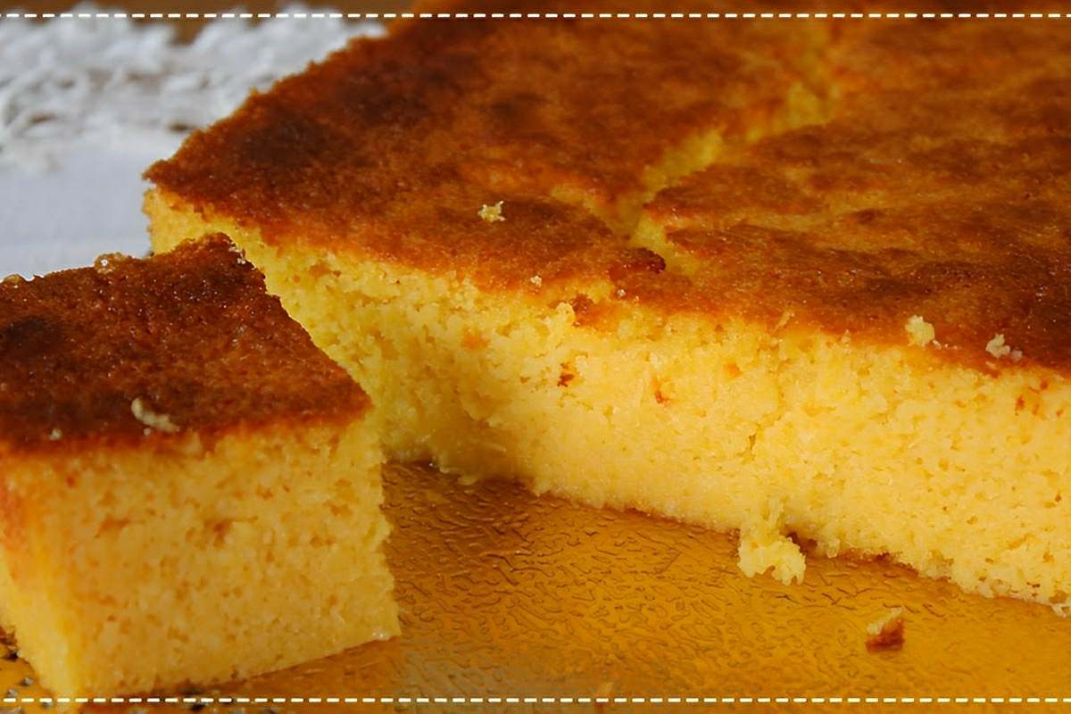 O melhor bolo de milho de todos os tempos bem molhadinho saboroso e perfeito para o lanche