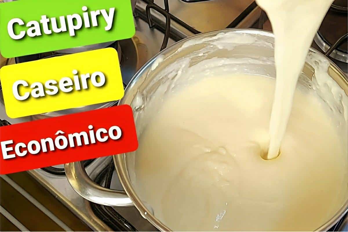 Catupiry caseiro econômico para usar em suas receitas e gastar bem pouco
