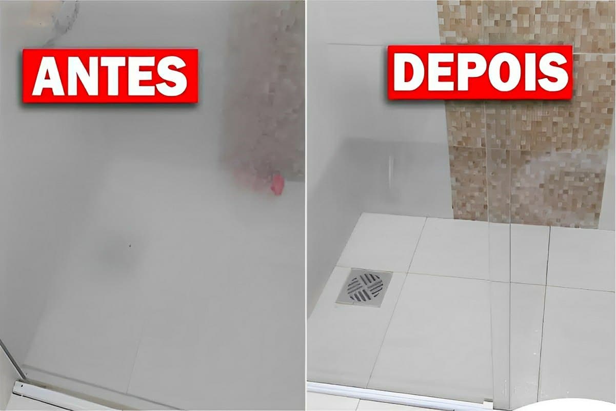 Como limpar box do banheiro e tirar todas as manchas usando apenas 2 ingredientes