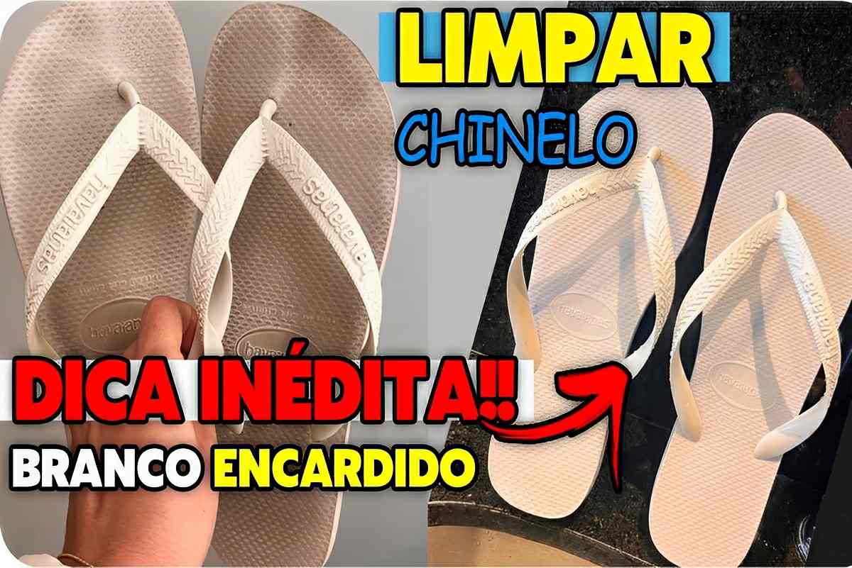 Como limpar chinelos brancos encardidos e deixá-los como novos