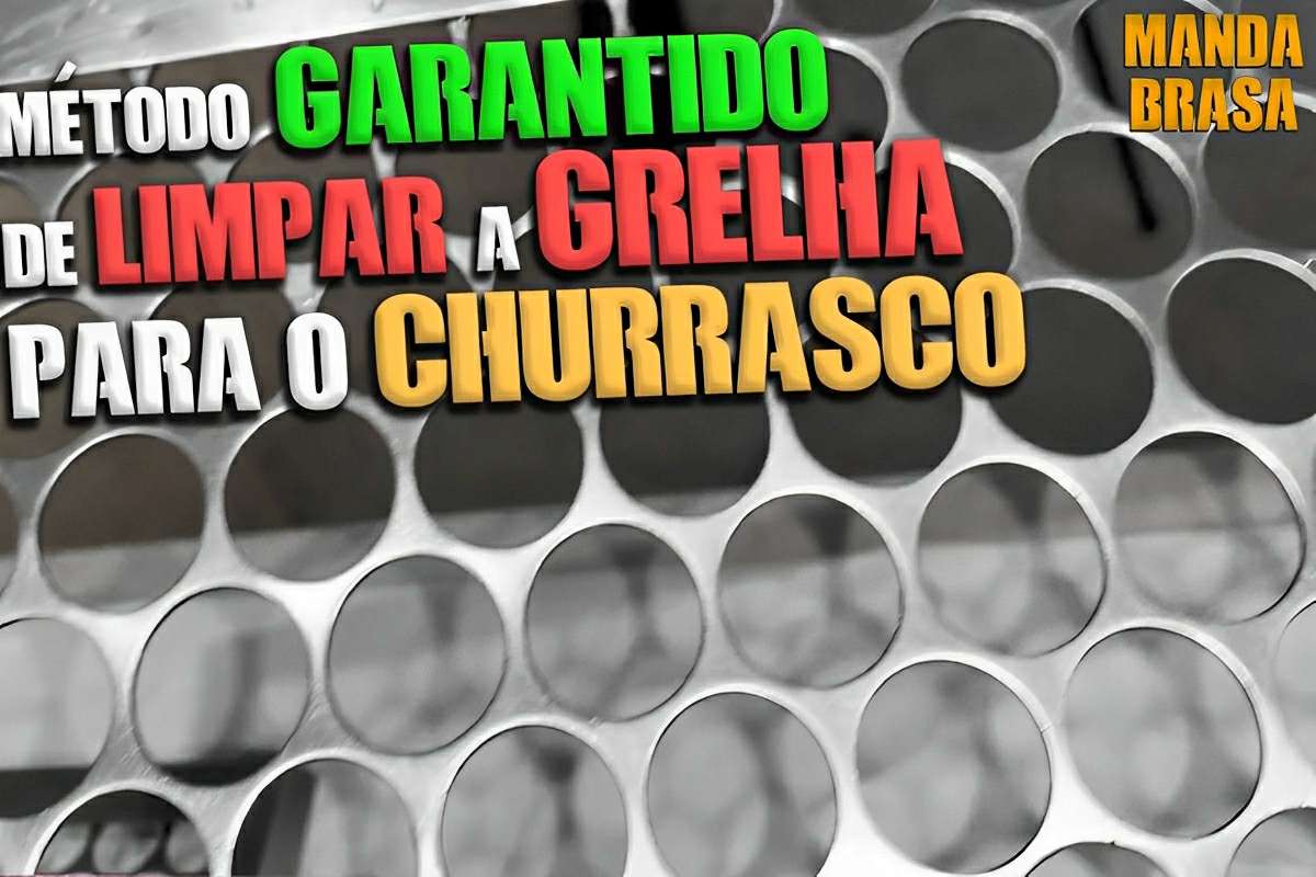 Como limpar grelha de churrasqueira de um jeito fácil e sem fazer esforço