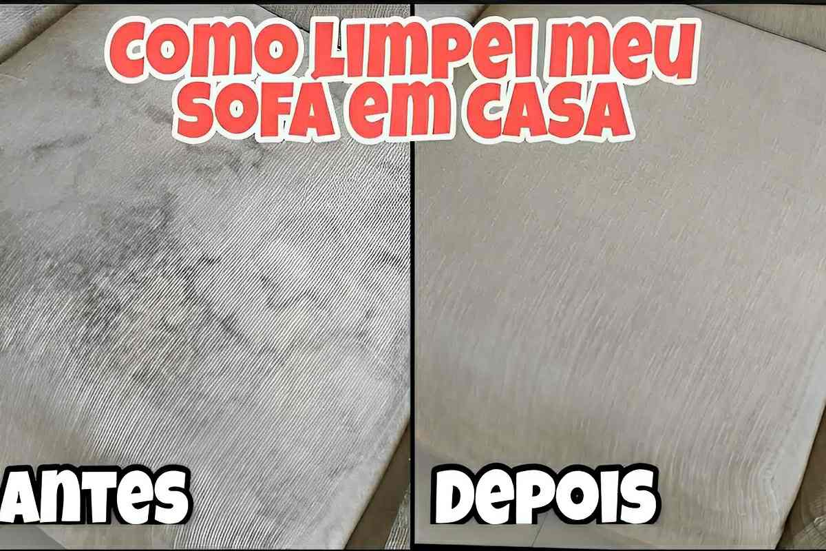 Como limpar sofá sem gastar muito usando produtos que você tem em casa