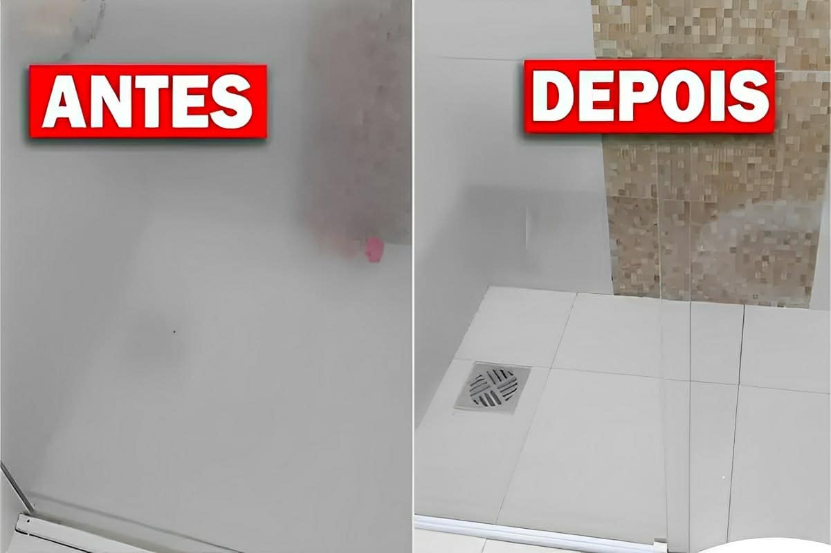 Como limpar vidros do box sem gastar muito nem fazer esforço
