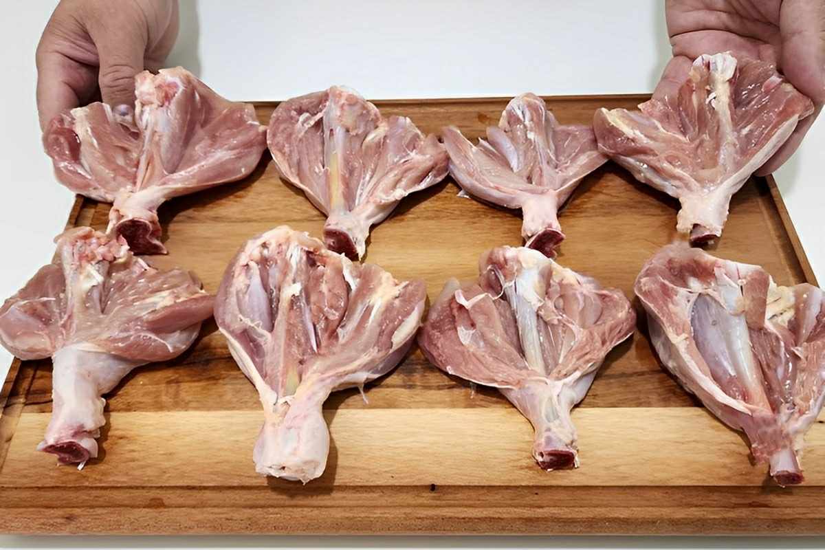 Coxas de frango assadas de um jeito totalmente diferente e você não querer fazer de outro jeito mais