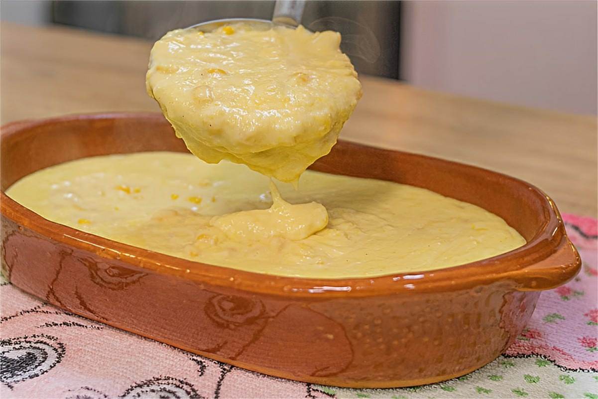 Creme de milho de latinha cremoso delicioso e perfeito para acompanhar frangos e aves