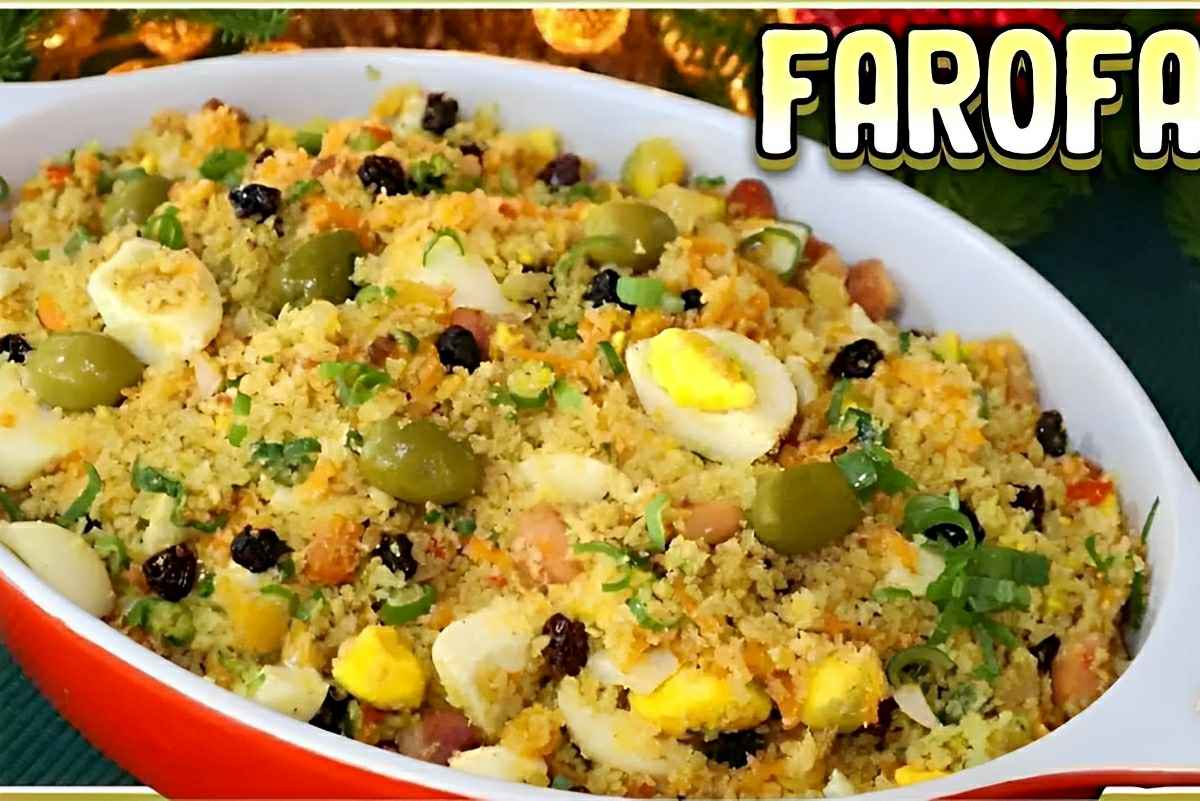 Farofa fácil de fazer e perfeita para o almoço em família ou ocasiões especiais