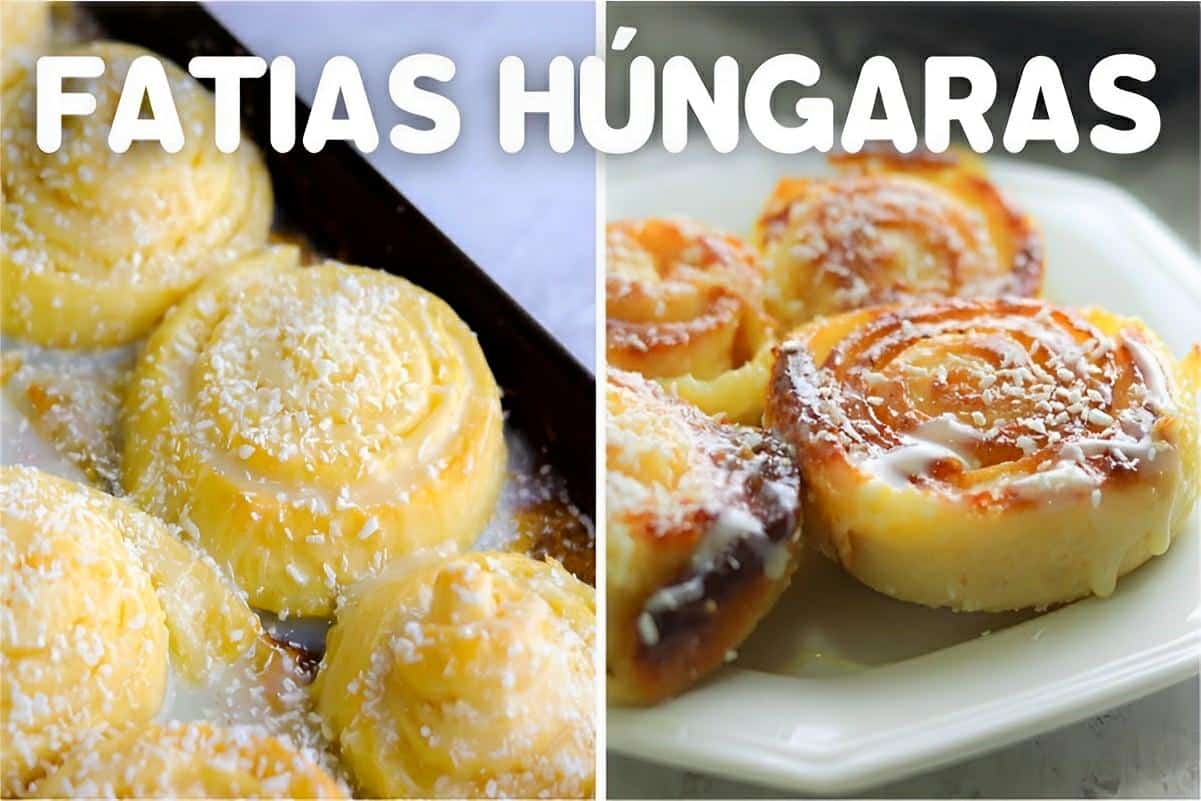 Fatias húngaras bem molhadinhas e deliciosas um doce de padaria muito fácil de preparar