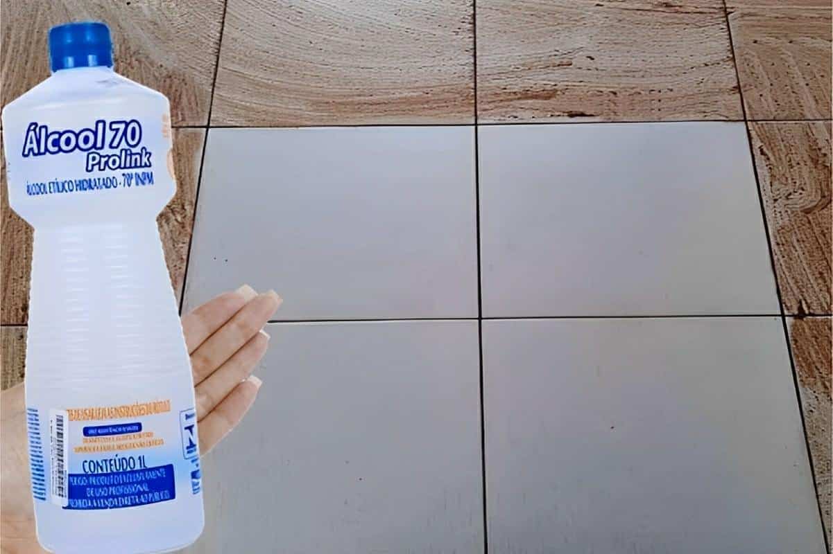 Misturinha com álcool que deixará seu piso brilhando como novo