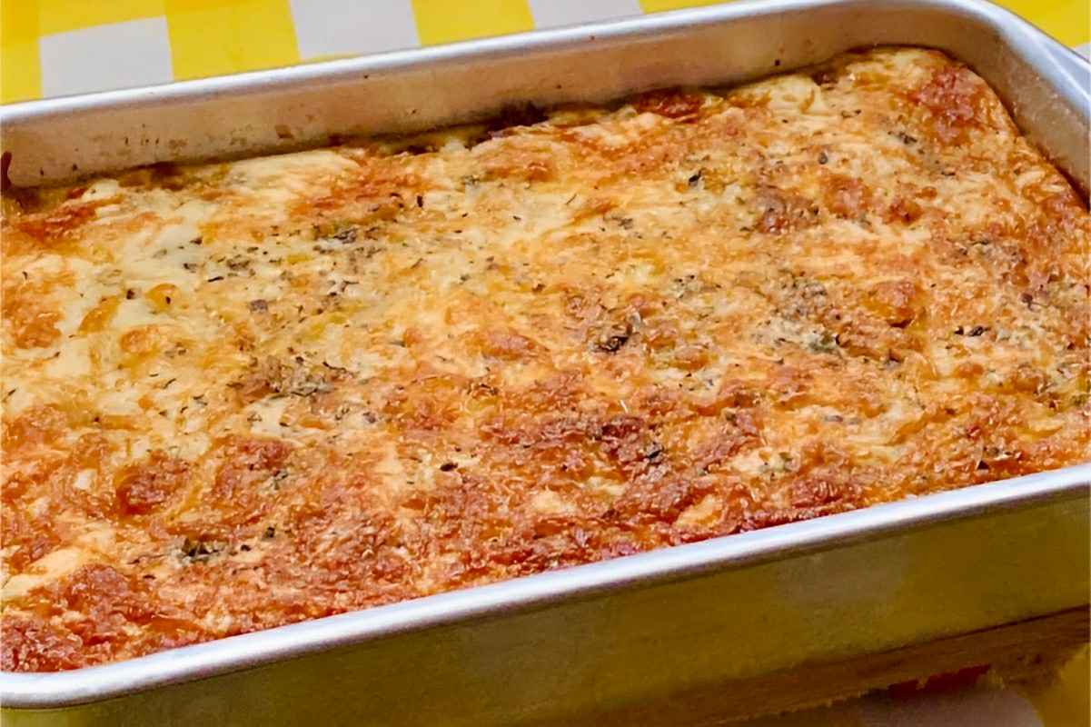Panqueca de forno uma torta recheada feita com massa de panqueca que fez muito sucesso nos anos 80