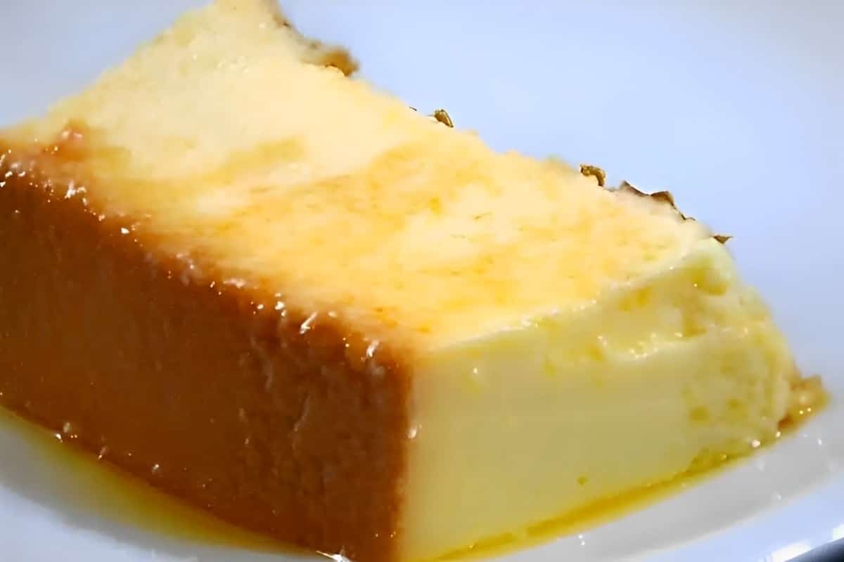 Pudim de abacaxi feito com abacaxi de verdade uma sobremesa leve e deliciosa para o dia dos pais