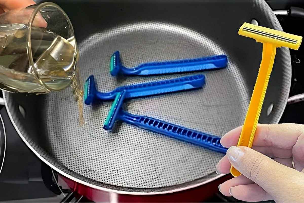 Até que enfim uma maneira eficiente de reciclar barbeadores eles ficam como novos perfeitos para depilação e barba