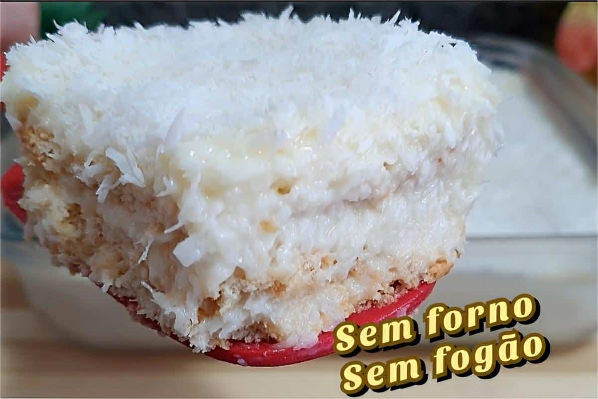 Sobremesa fácil que não vai ao fogo é só misturar os ingredientes e levar para gelar