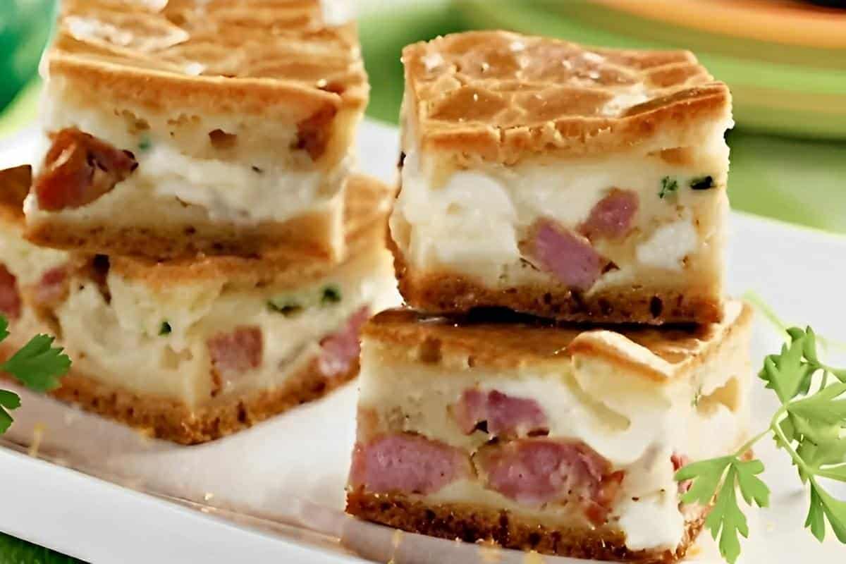 Torta de linguiça fácil de fazer e deliciosa perfeita para servir no lanche