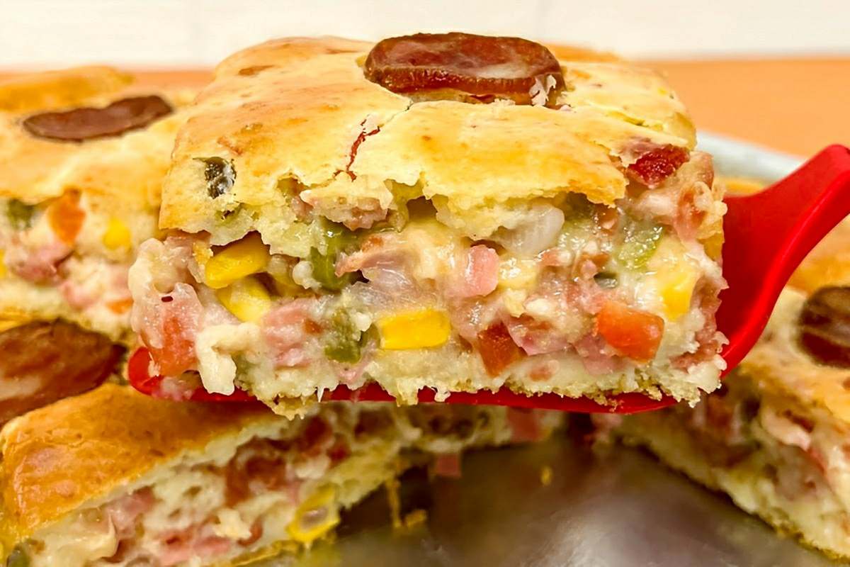 Torta de liquidificador feita com uma massa incrível que você nunca provou igual