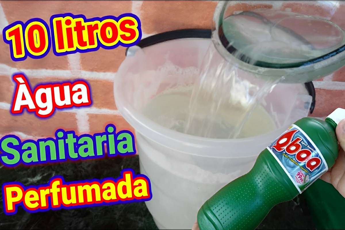Com essa receita fiz 10 litros de água sanitária perfumada e não gasto mais dinheiro no mercado