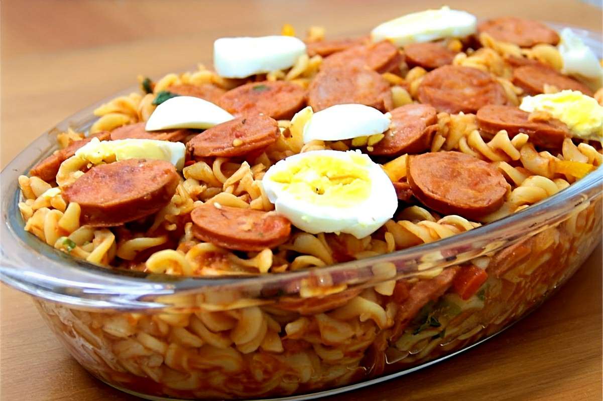 Almoço completo em uma panela só: muito econômico fácil de fazer e delicioso