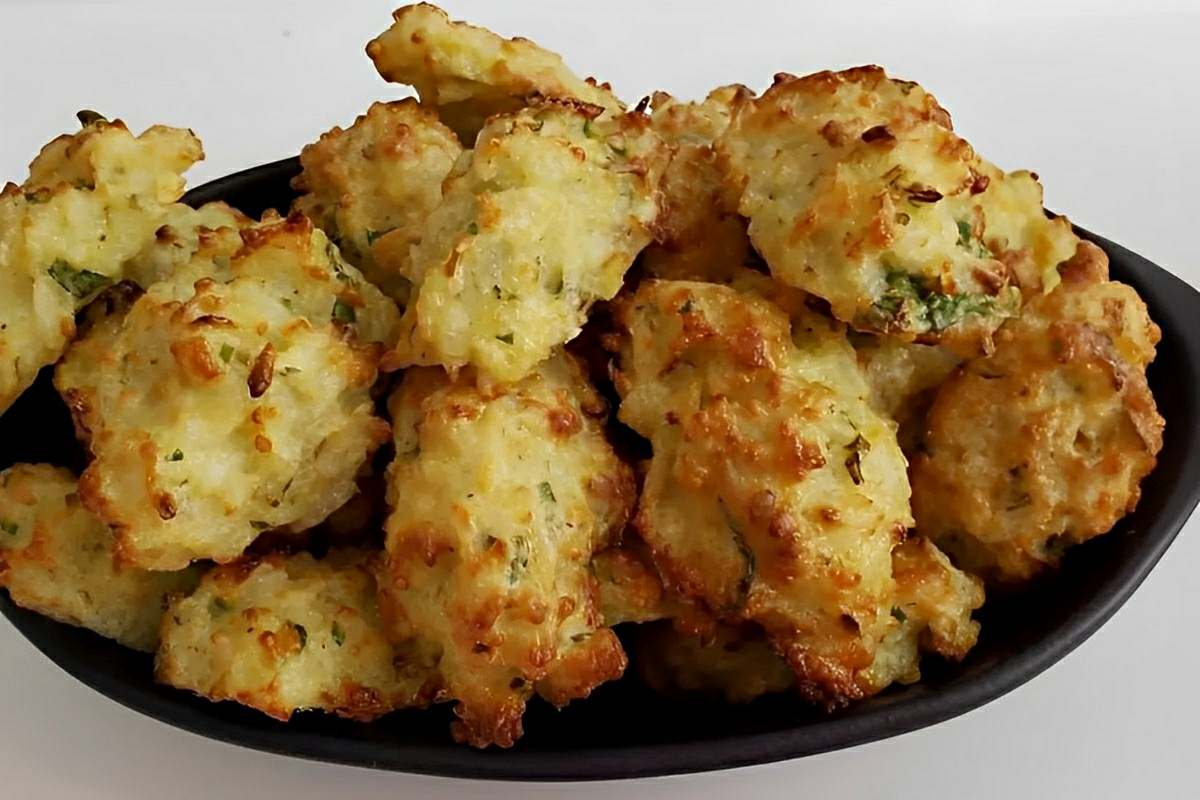 Bolinho de arroz assado na AirFryer em 15 minutos muito mais saudável e delicioso