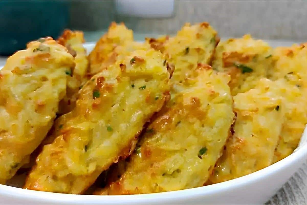 Bolinho de arroz assado saudável e delicioso para comer a qualquer hora