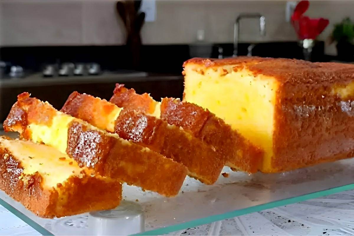 Bolo de fubá tipo Pullman de liquidificador muito fácil de fazer fofinho e delicioso