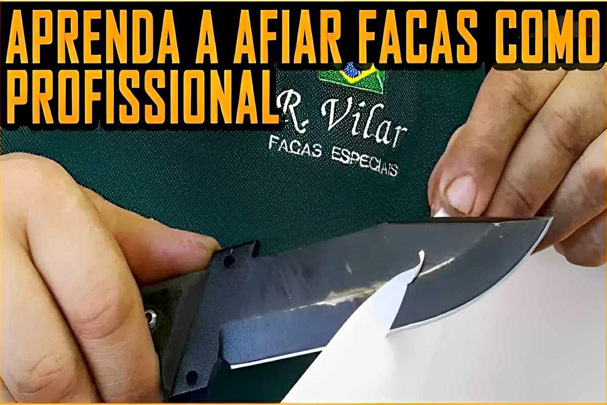 Um especialista me ensinou como amolar faca e deixá-las bem afiadas