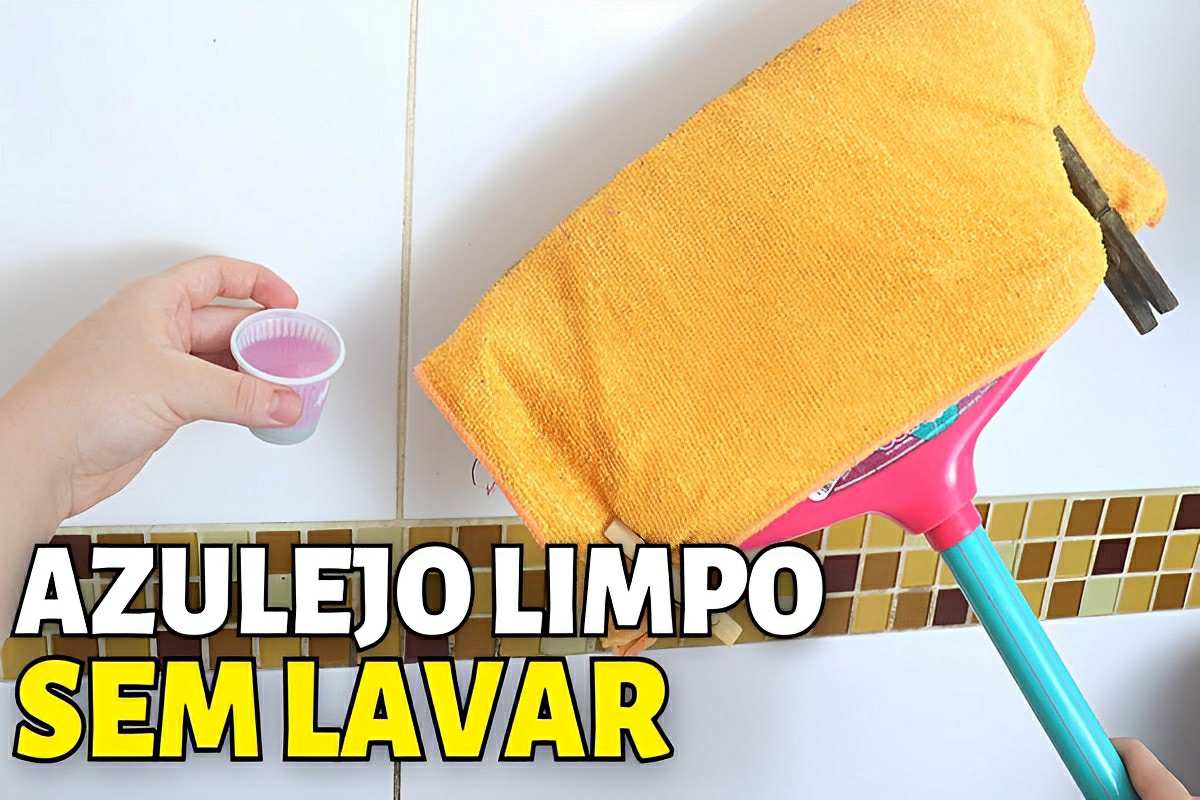 Como limpar azulejo encardido sem precisar lavar usando apenas 3 ingredientes