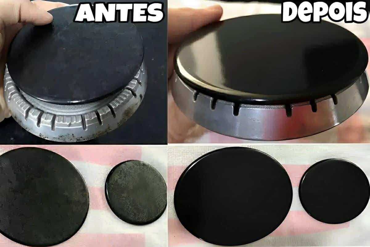 Como limpar as bocas do fogão e deixá-las como novas de um jeito prático e fácil