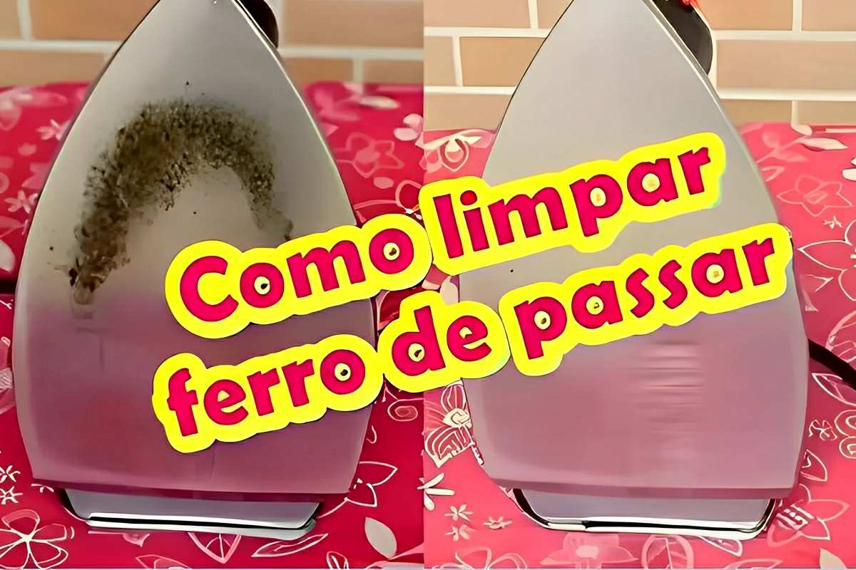 Aprendi como limpar ferro de passar e deixá-lo novinho usando essa misturinha de apenas 2 ingredientes