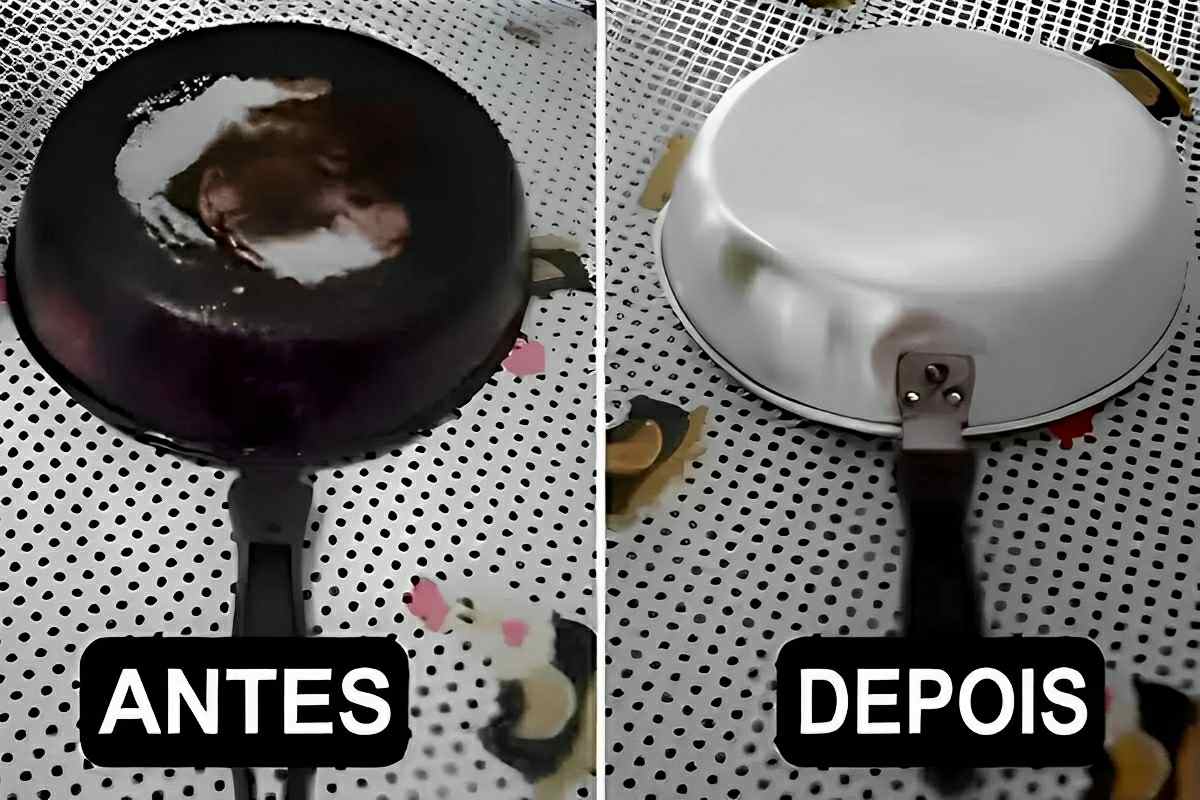 Aprendi como limpar panela queimada sem fazer esforço usando apenas 1 produto