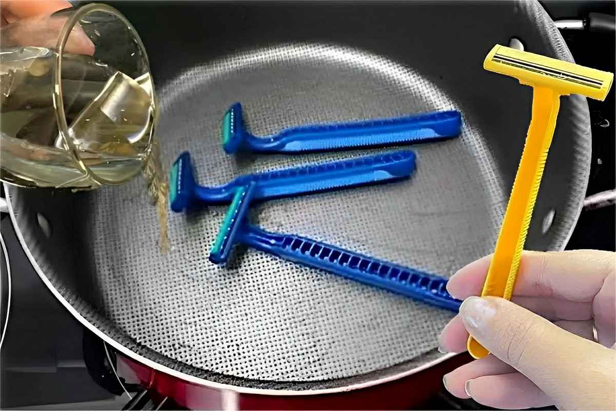 Aprendi como reciclar barbeadores e agora eu economizo no supermercado