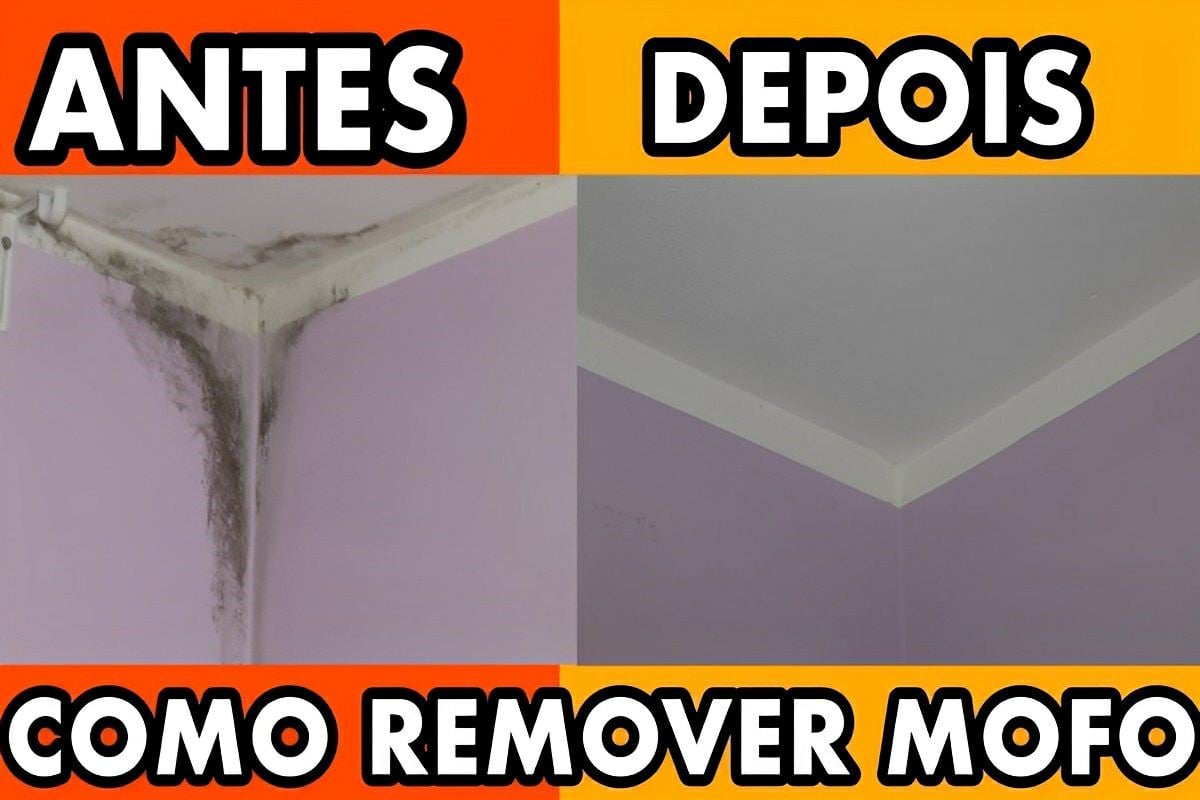 Como remover o mofo da parede e do teto usando apenas 1 ingrediente