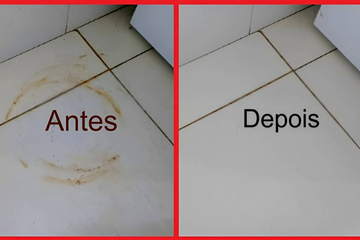 Como tirar manchas de ferrugem do piso com 1 único produto