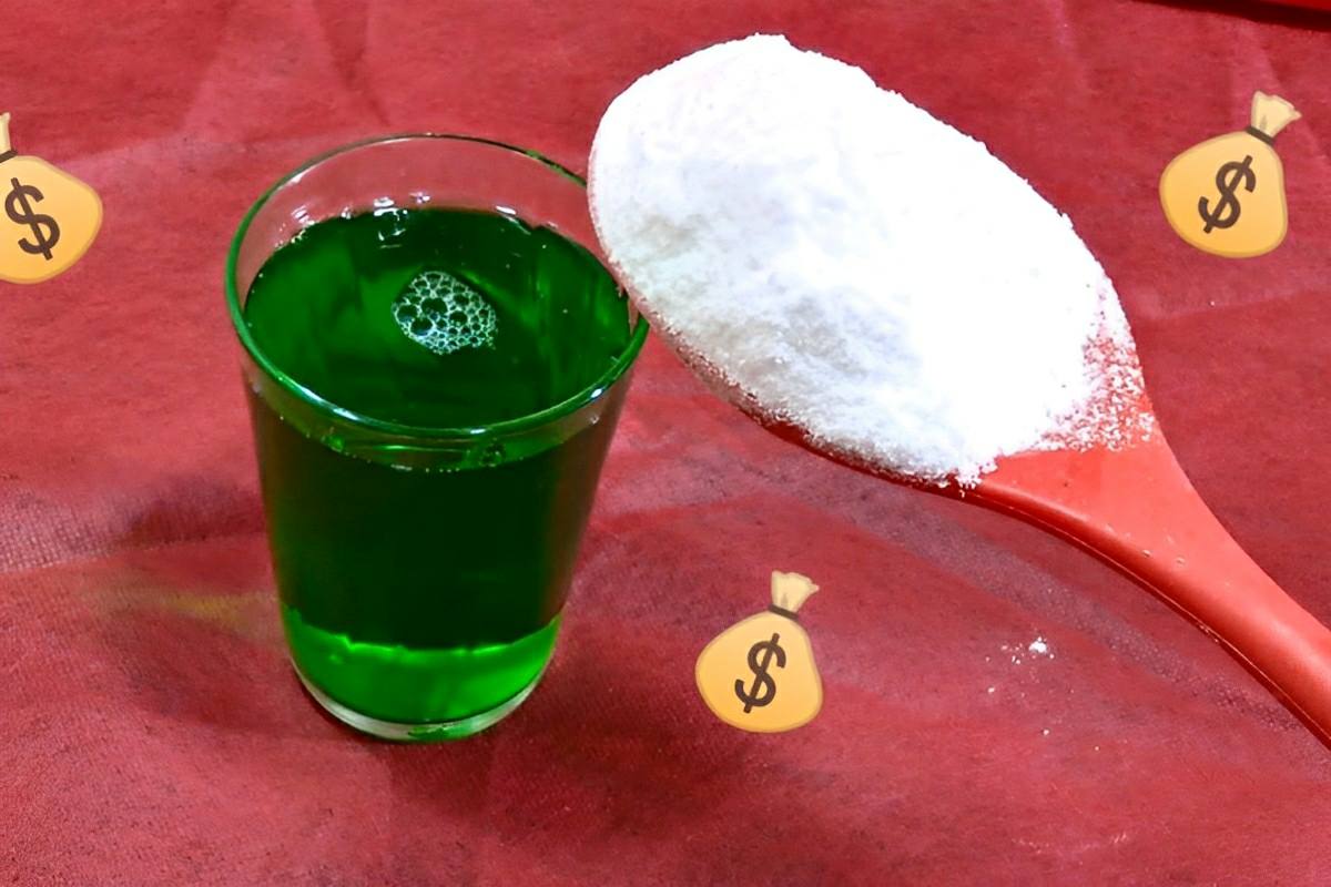 Detergente caseiro super econômico feito com apenas 2 ingredientes