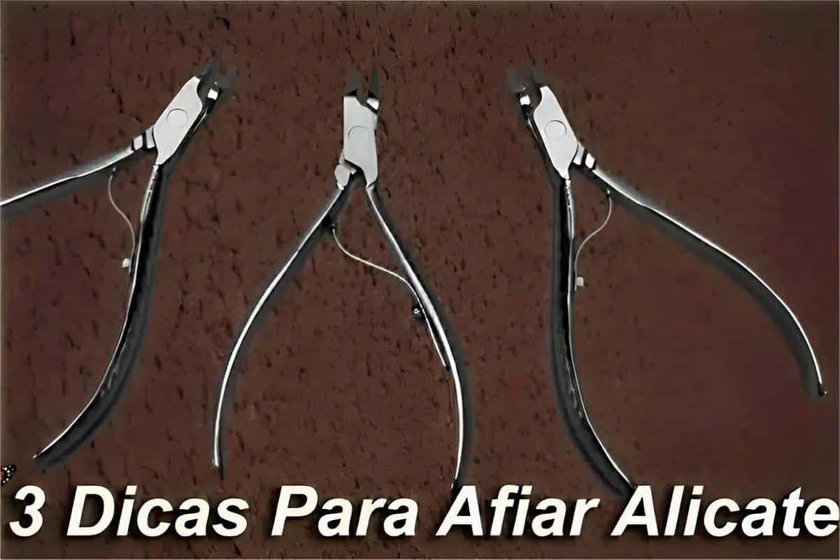 Dica para amolar alicates de unha em casa usando produtos que você tem no armário