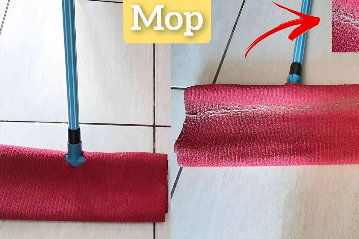 Fiz um esfregão caseiro gastando menos de 3 reais e limpei toda minha casa