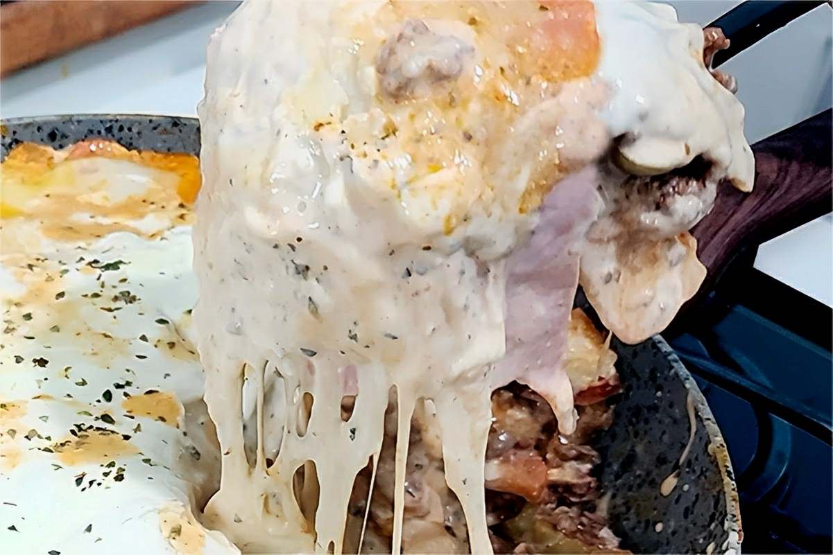 Lasanha de frigideira: muito mais rápida que a lasanha tradicional e igualmente deliciosa