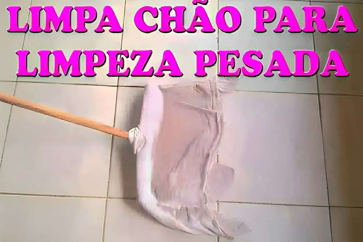 Limpador de pisos caseiro que remove até as sujeiras mais difíceis sem esforço