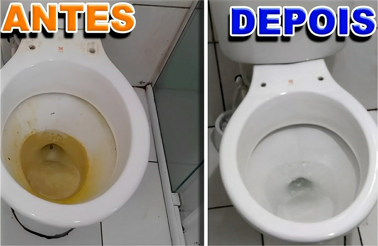 Vaso sanitário limpo e brilhando com essa misturinha caseira fácil de preparar