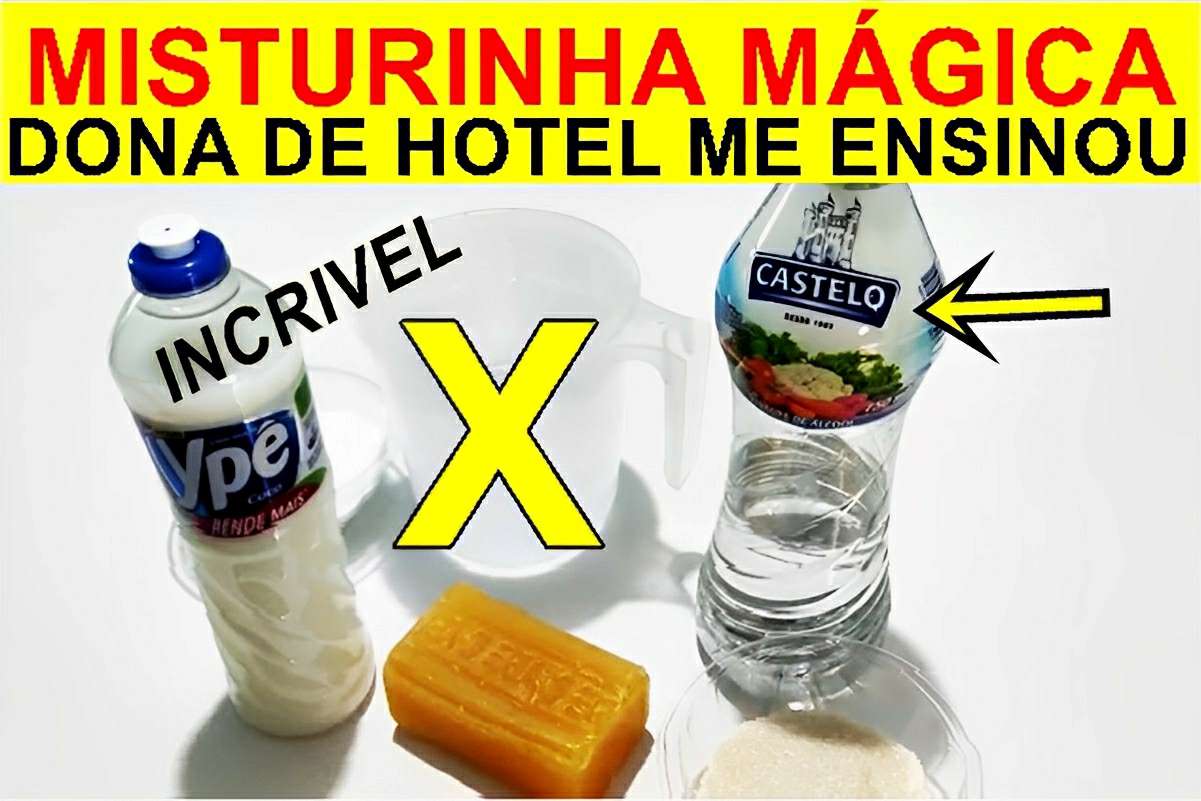Essa é a misturinha caseira para limpeza que todo mundo tem que ter em casa