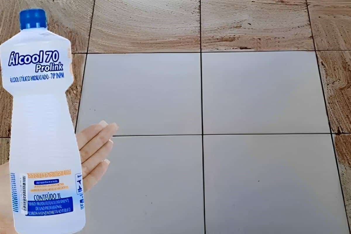 Fiz uma misturinha com álcool para passar no meu piso e ele ficou brilhando como novo