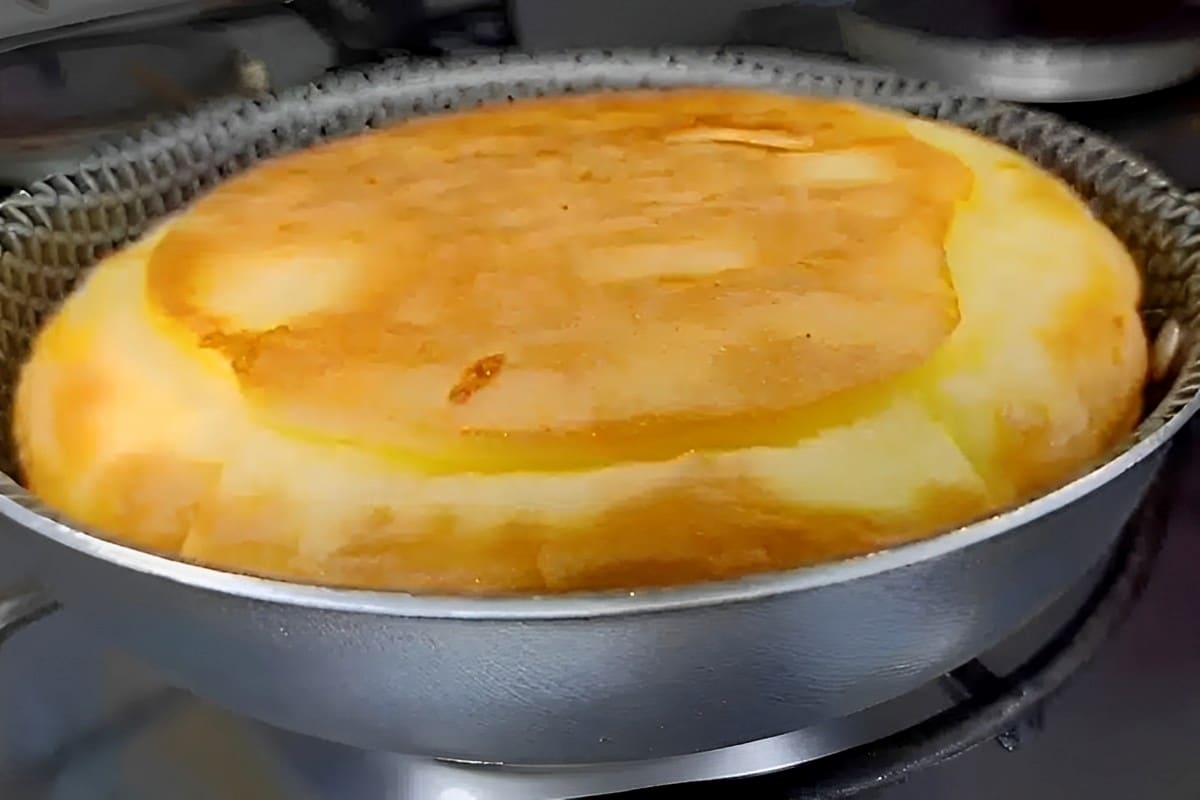 Pão de frigideira com 1 ovo só: muito leve delicioso e perfeito para o café da manhã